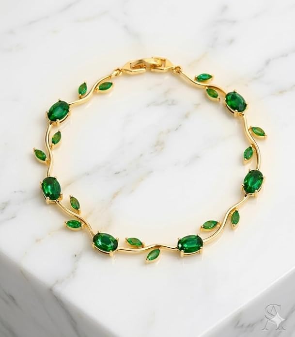 Elegant Tulip Crystal Flower Bracelet (assorted Colors)