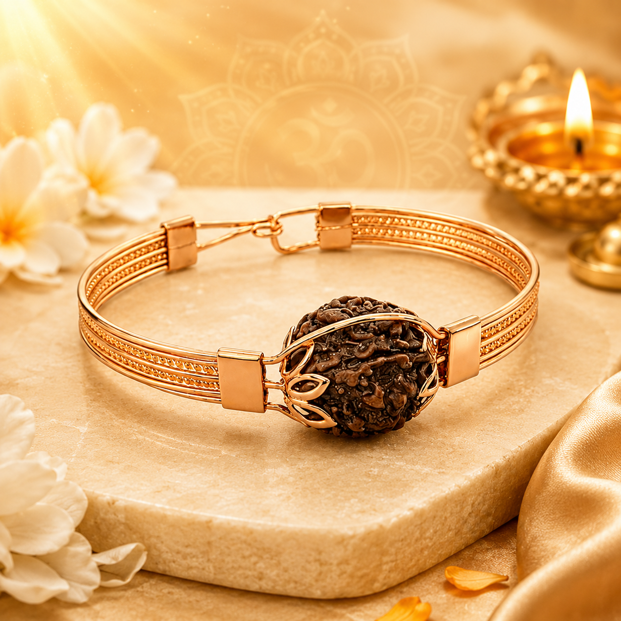 7 Mukhi Rudraksha Bracelet Handmade Kada